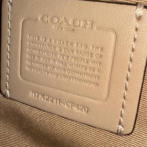 Coach Cherry Print Crossbody Bag - Cream and Red - Picture 4 of 4